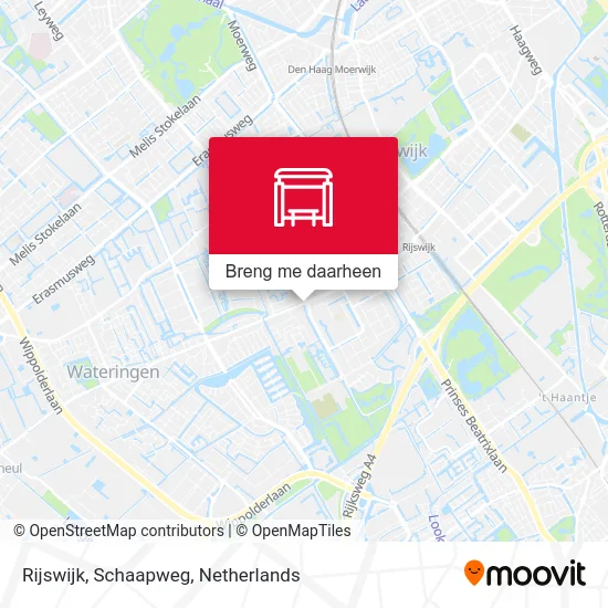 Rijswijk, Schaapweg kaart