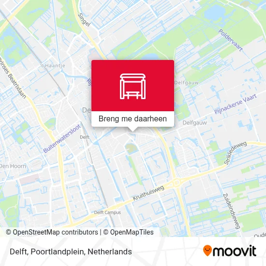 Delft, Poortlandplein kaart