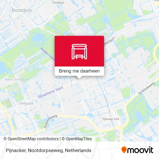 Pijnacker, Nootdorpseweg kaart