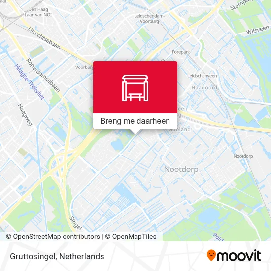 Gruttosingel kaart