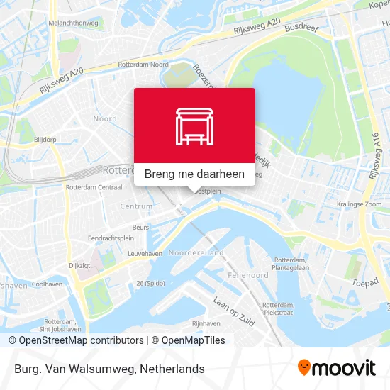 Burg. Van Walsumweg kaart