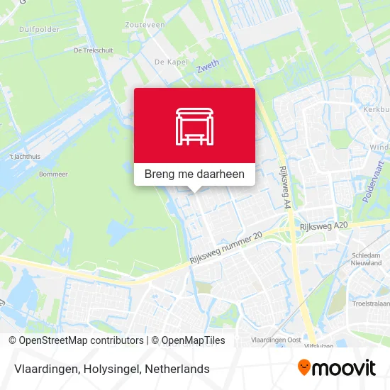 Vlaardingen, Holysingel kaart