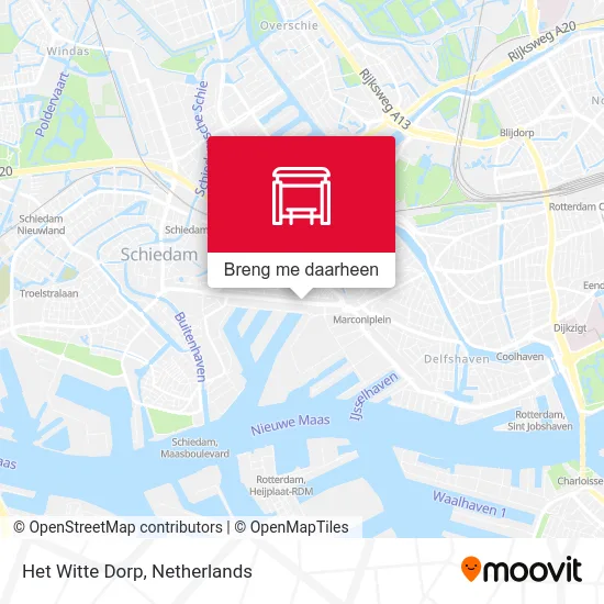 Het Witte Dorp kaart