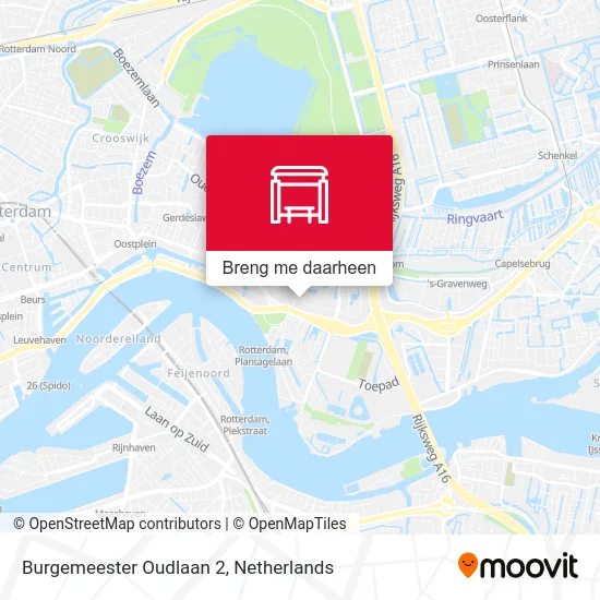 Burgemeester Oudlaan 2 kaart