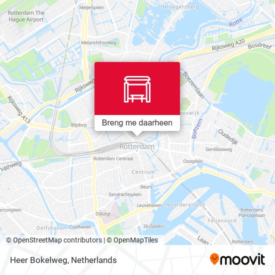 Heer Bokelweg kaart