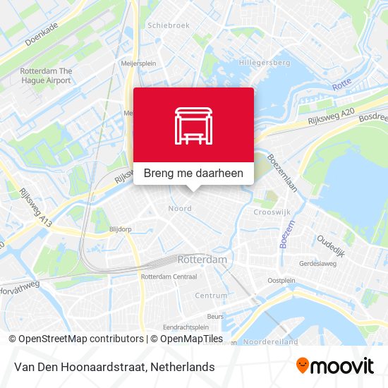 Van Den Hoonaardstraat kaart