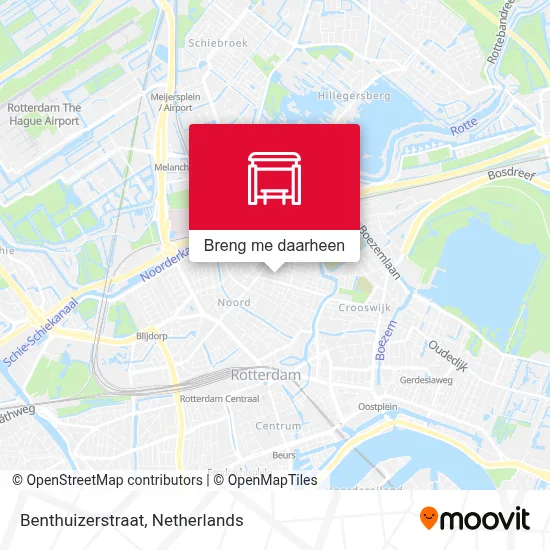 Benthuizerstraat kaart