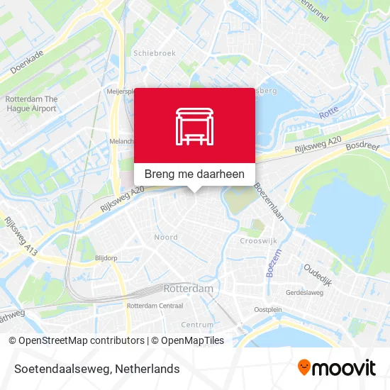 Soetendaalseweg kaart