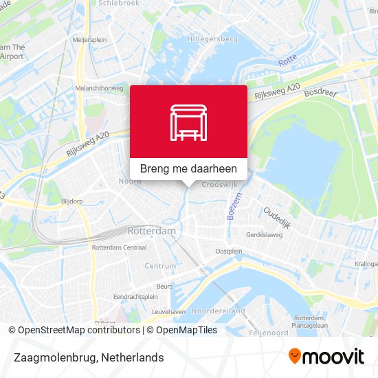 Zaagmolenbrug kaart