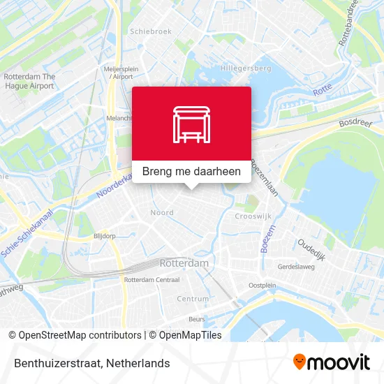 Benthuizerstraat kaart