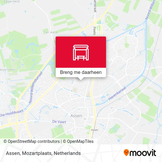 Assen, Mozartplaats kaart