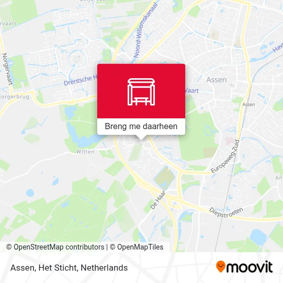 Assen, Het Sticht kaart