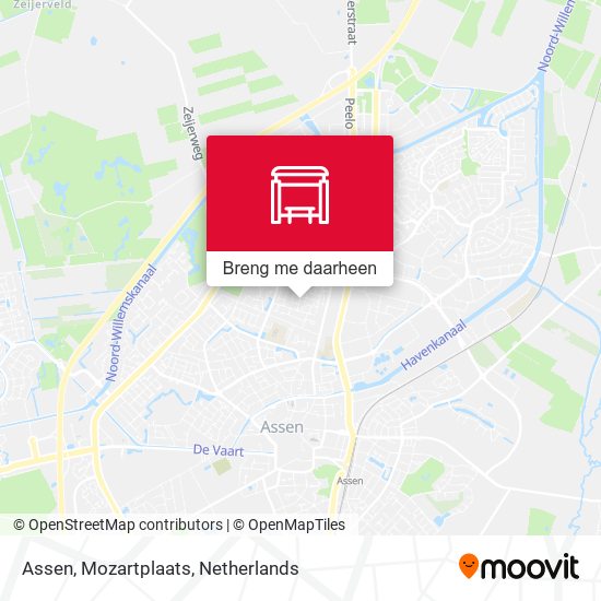 Assen, Mozartplaats kaart