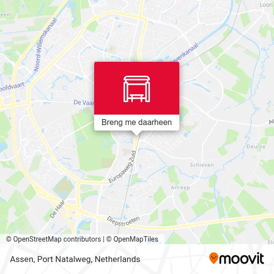 Assen, Port Natalweg kaart