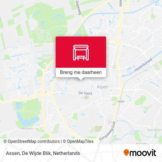 Assen, De Wijde Blik kaart