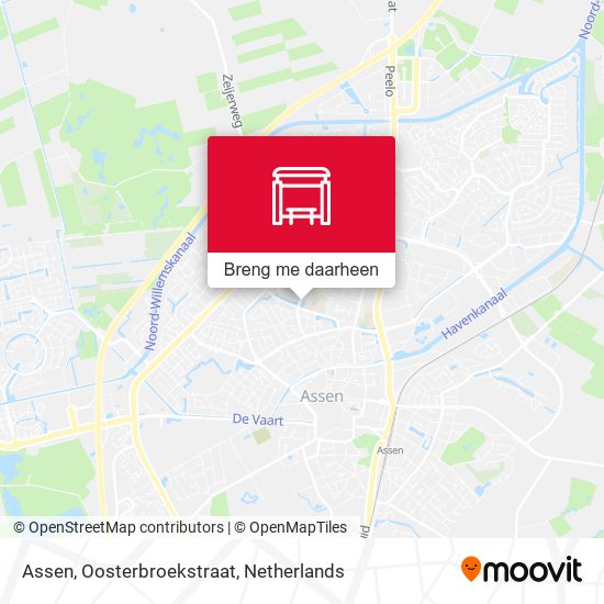 Assen, Oosterbroekstraat kaart