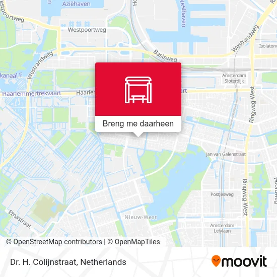 Dr. H. Colijnstraat kaart