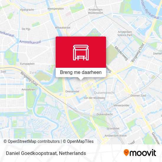 Daniel Goedkoopstraat kaart