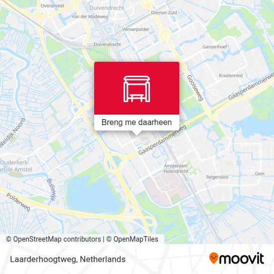Laarderhoogtweg kaart