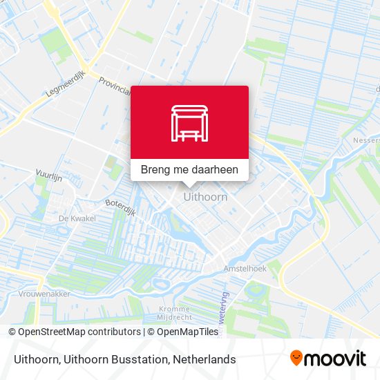 Uithoorn, Uithoorn Busstation kaart