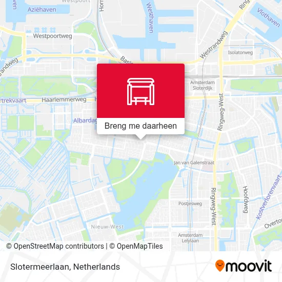 Slotermeerlaan kaart