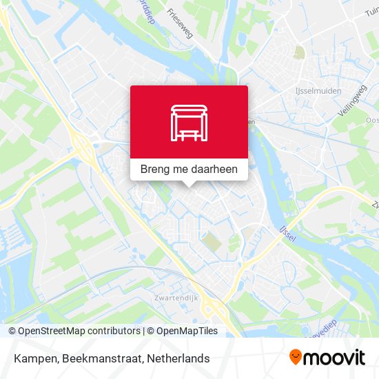 Kampen, Beekmanstraat kaart