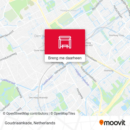 Goudriaankade kaart