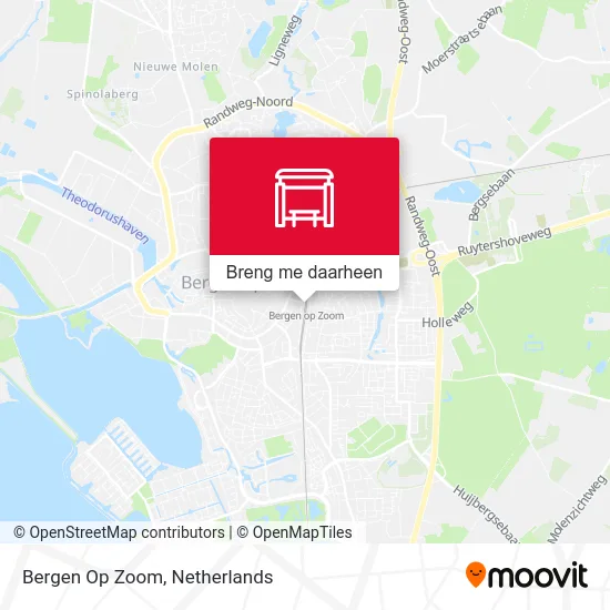 Bergen Op Zoom kaart