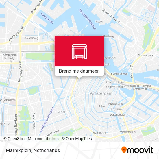 Marnixplein kaart