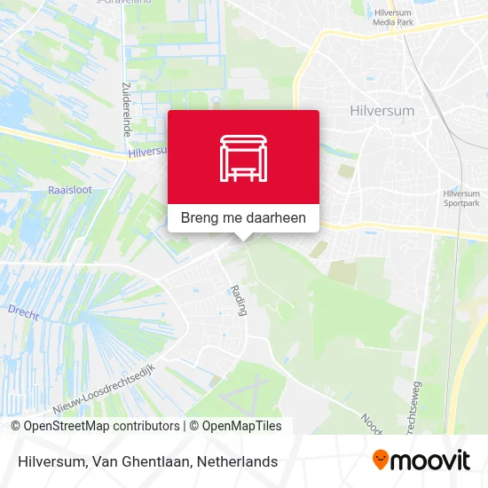 Hilversum, Van Ghentlaan kaart