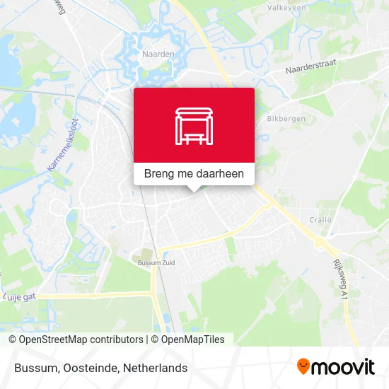 Bussum, Oosteinde kaart