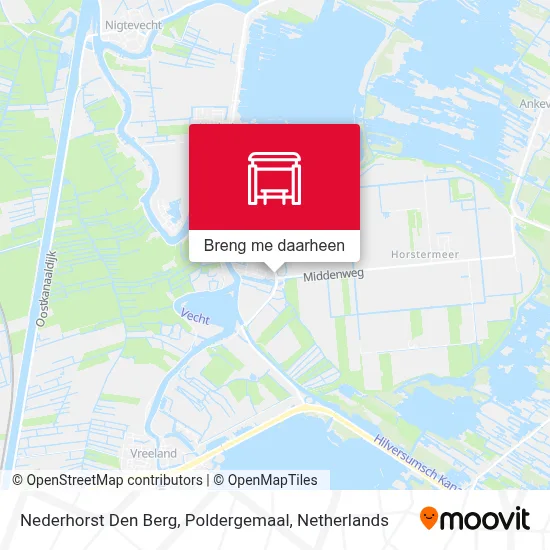 Nederhorst Den Berg, Poldergemaal kaart