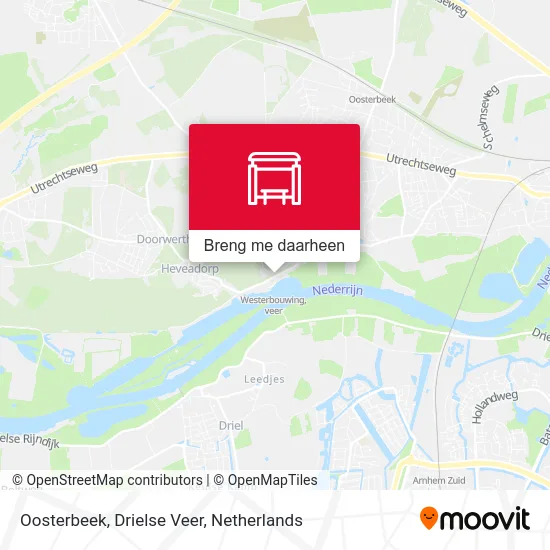 Oosterbeek, Drielse Veer kaart