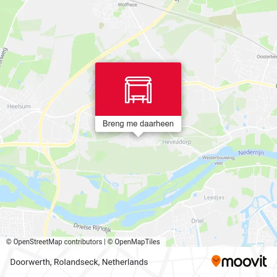 Doorwerth, Rolandseck kaart