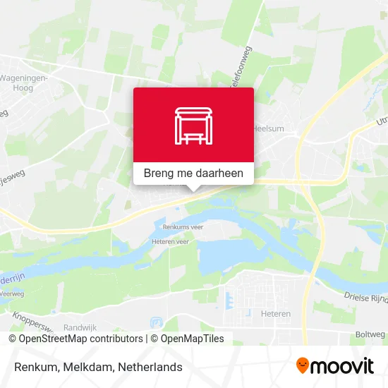 Renkum, Melkdam kaart