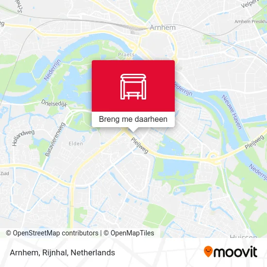 Arnhem, Rijnhal kaart