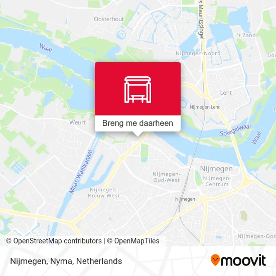 Nijmegen, Nyma kaart