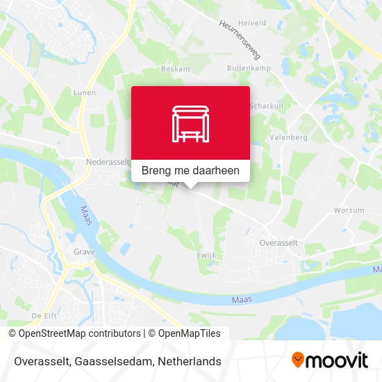 Overasselt, Gaasselsedam kaart