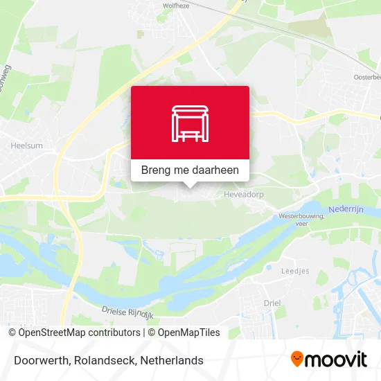 Doorwerth, Rolandseck kaart