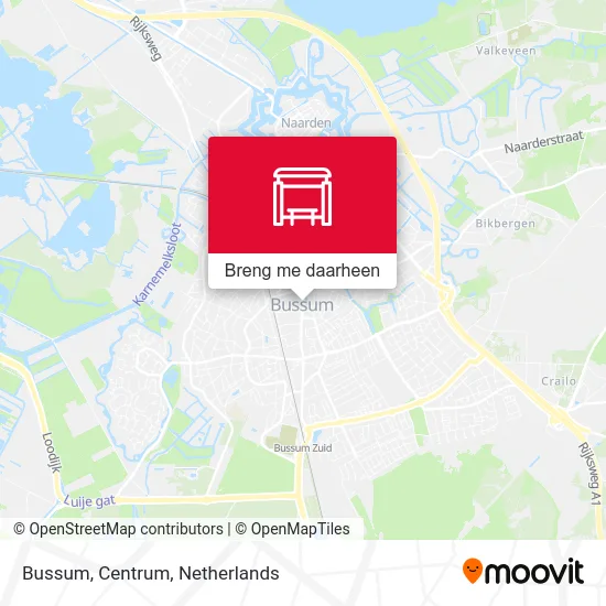 Bussum, Centrum kaart