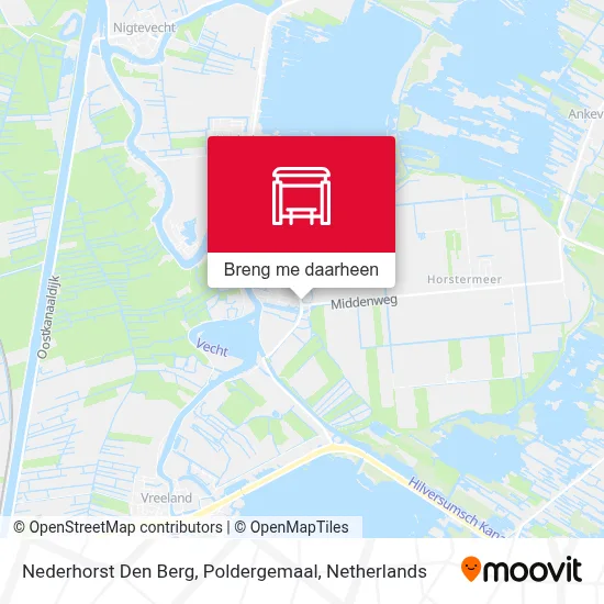 Nederhorst Den Berg, Poldergemaal kaart