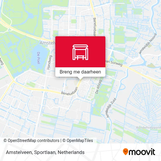Amstelveen, Sportlaan kaart