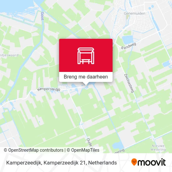 Kamperzeedijk, Kamperzeedijk 21 kaart