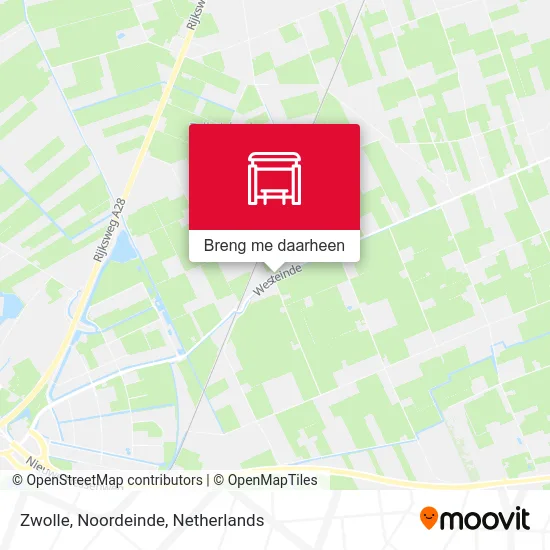 Zwolle, Noordeinde kaart