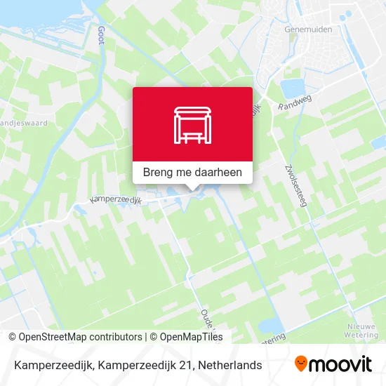 Kamperzeedijk, Kamperzeedijk 21 kaart