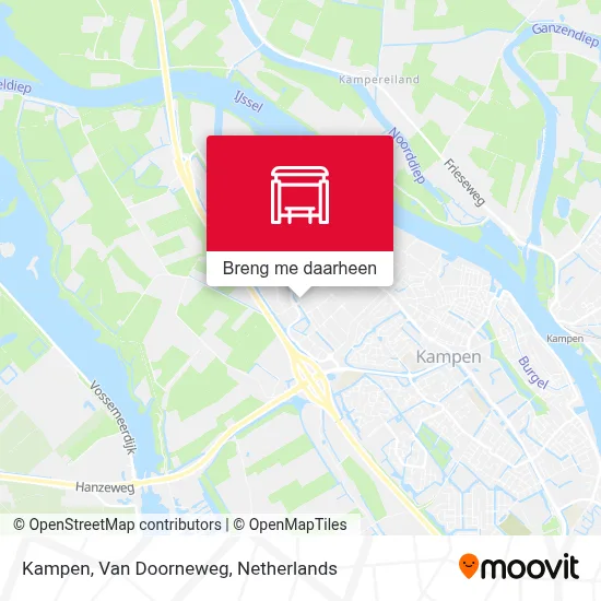 Kampen, Van Doorneweg kaart