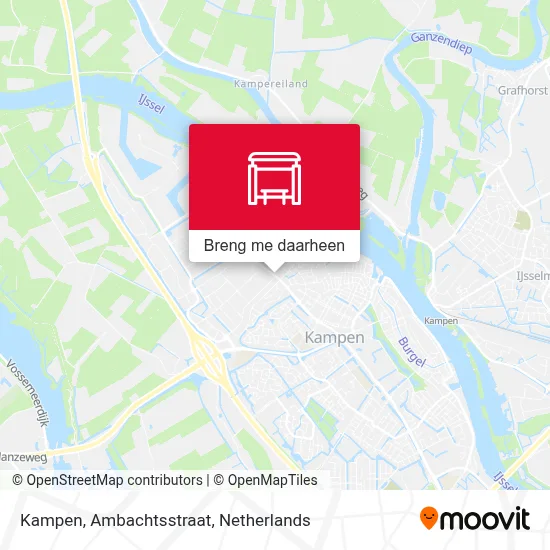 Kampen, Ambachtsstraat kaart