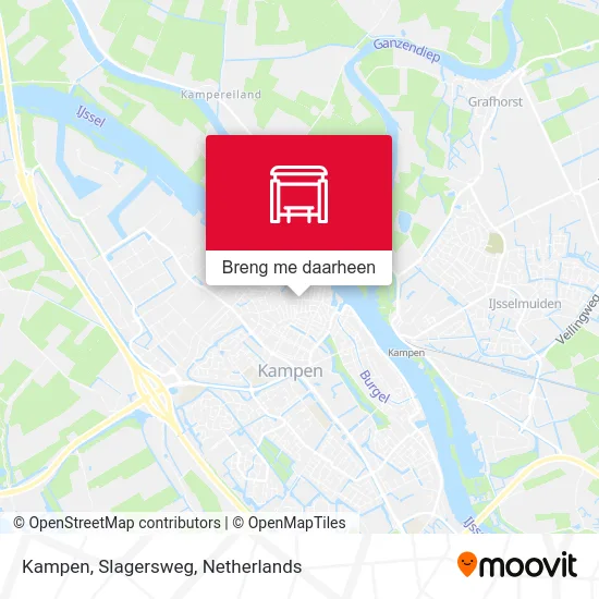 Kampen, Slagersweg kaart