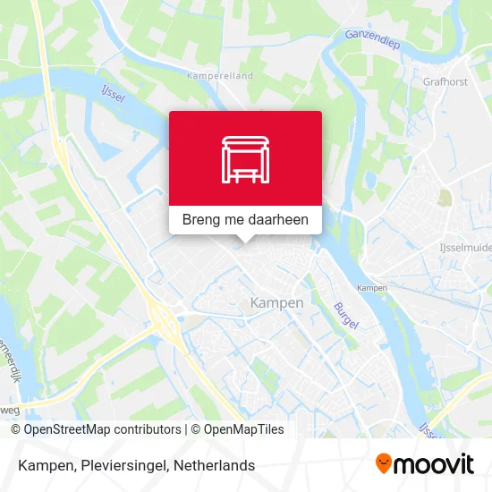 Kampen, Pleviersingel kaart