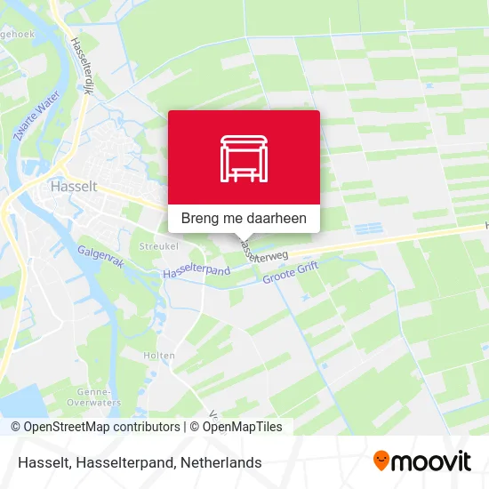 Hasselt, Hasselterpand kaart